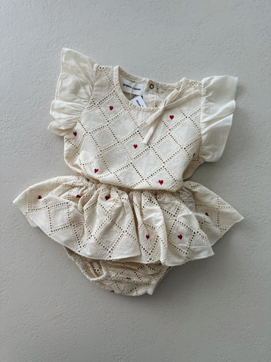 HEARTS RUFFLE BLOOMER