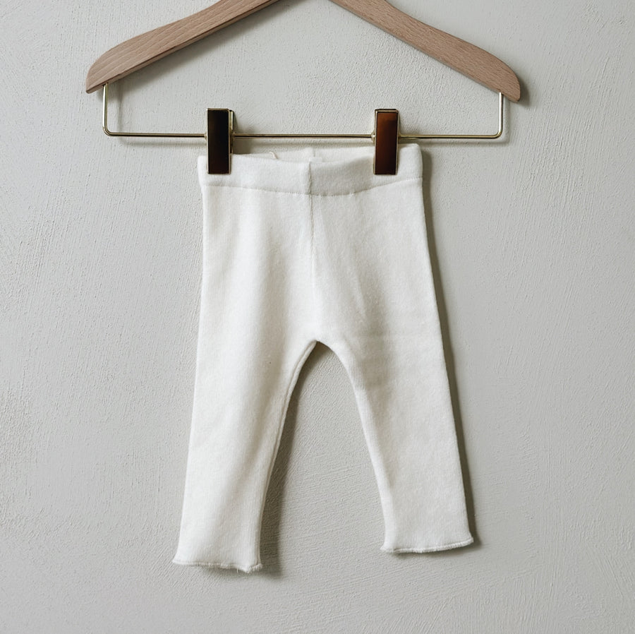 SUPER SOFT BABY PANTS FLEECE - ECRU