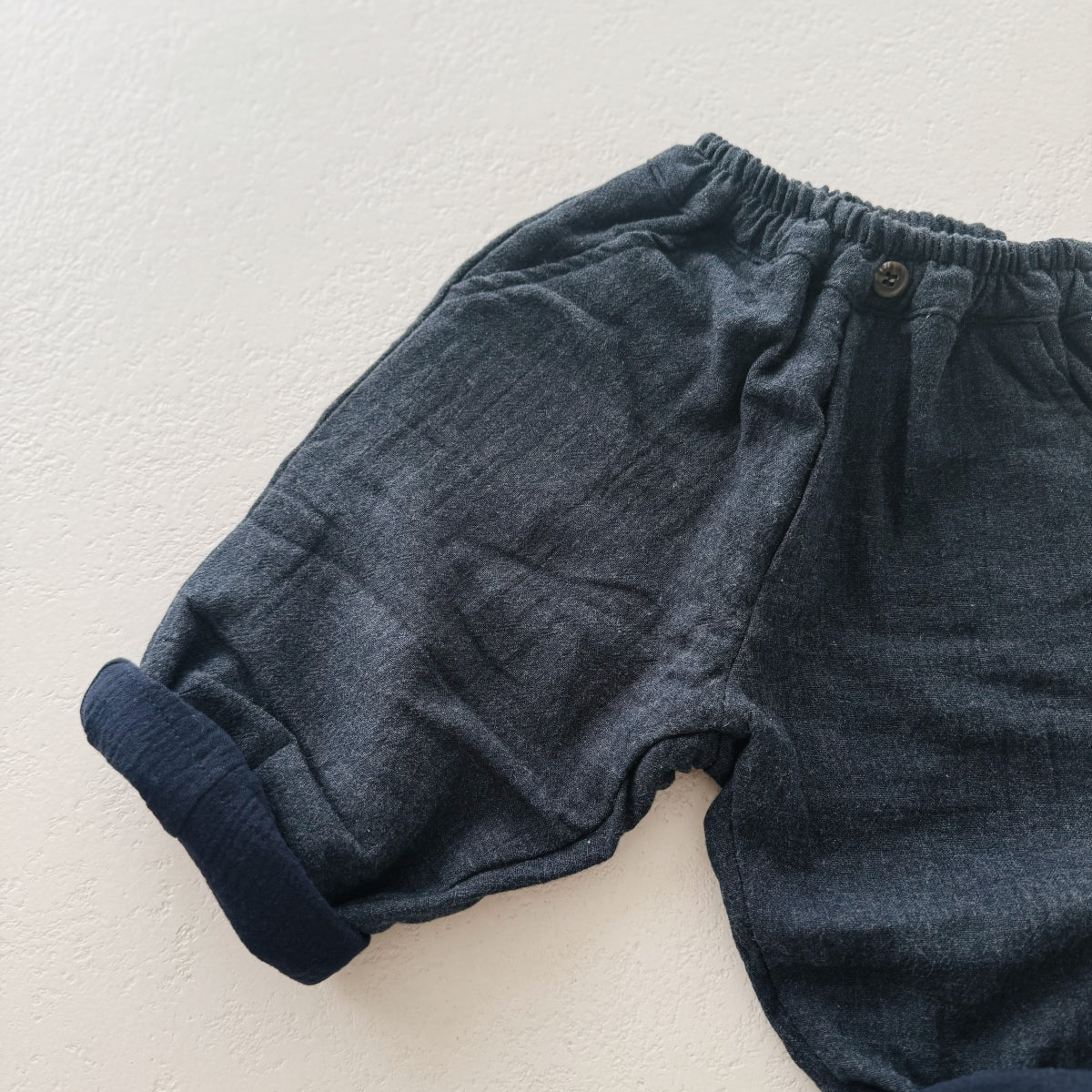 TROUSERS - DENIM LOOK