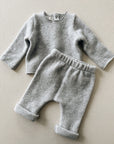 WOOL TROUSERS - LIGHT GREY