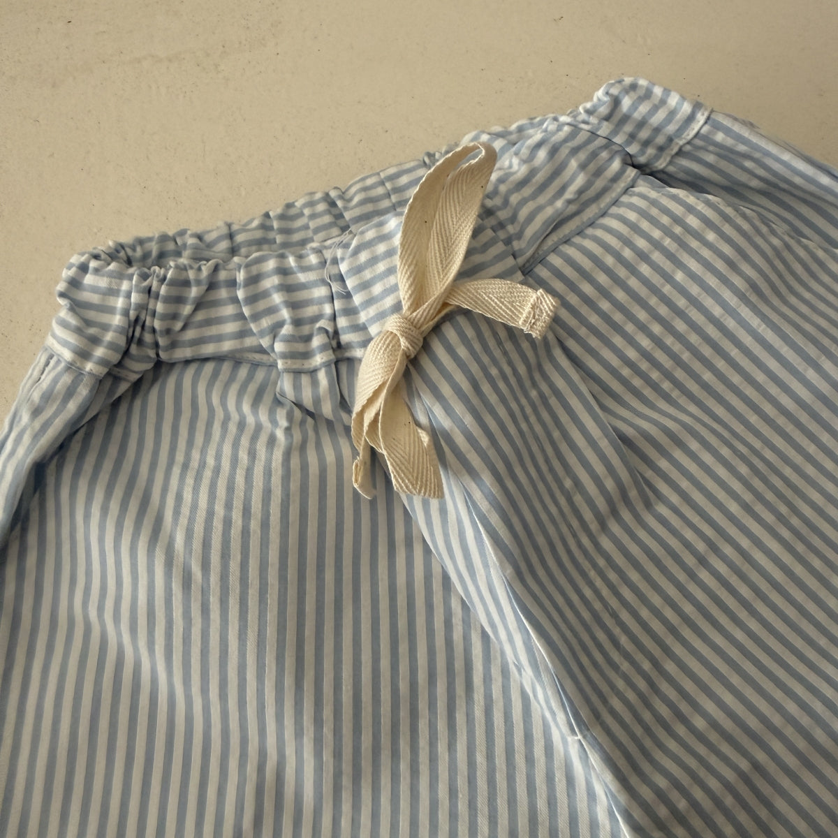 SKY BLUE STRIPES BAGGY TROUSERS - BABY &amp; KIDS