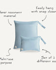 WATER RESISTANT WET BAGS - blush