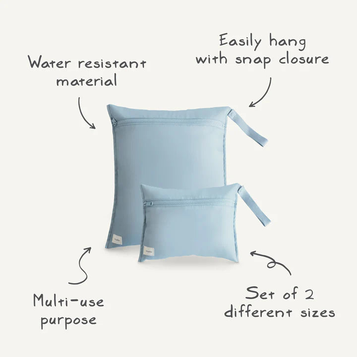 WATER RESISTANT WET BAGS - blush