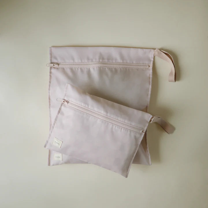 WATER RESISTANT WET BAGS - blush