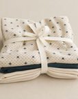 MUSLIN CLOTH - 3 pack hearts