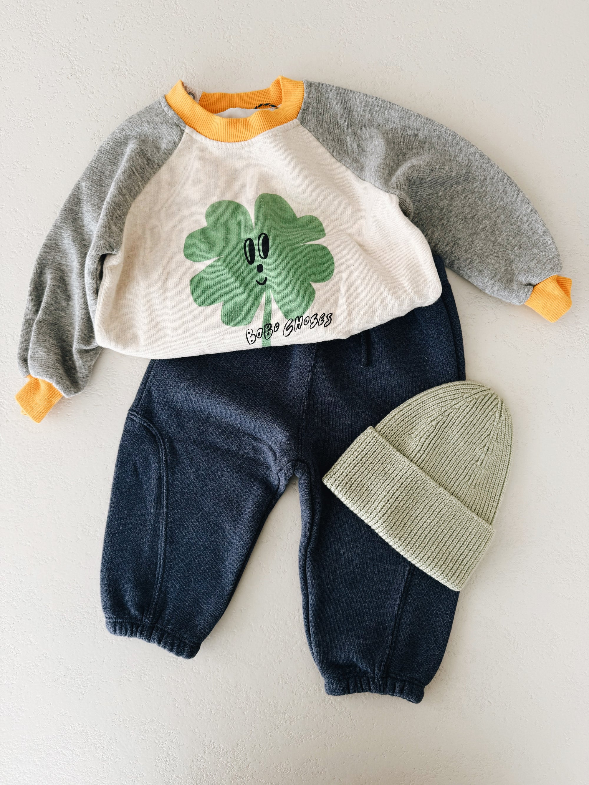 FLEECE TROUSERS BABY - DARK BLUE