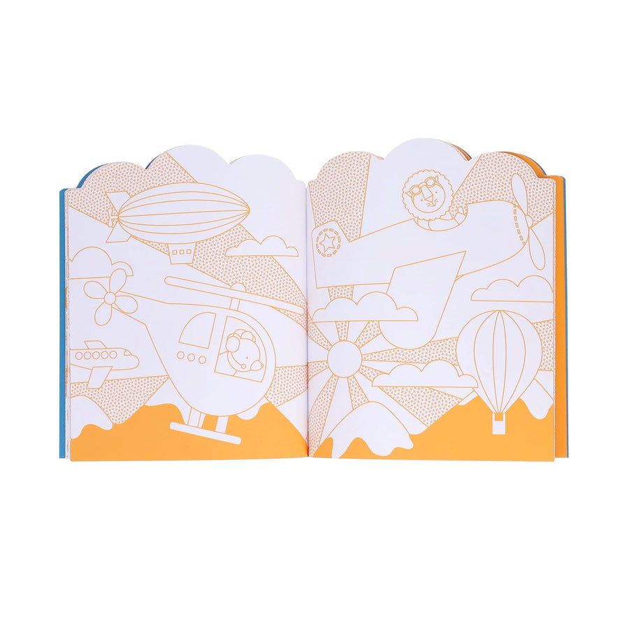 KLEURBOEK MET STICKERS - voertuigen