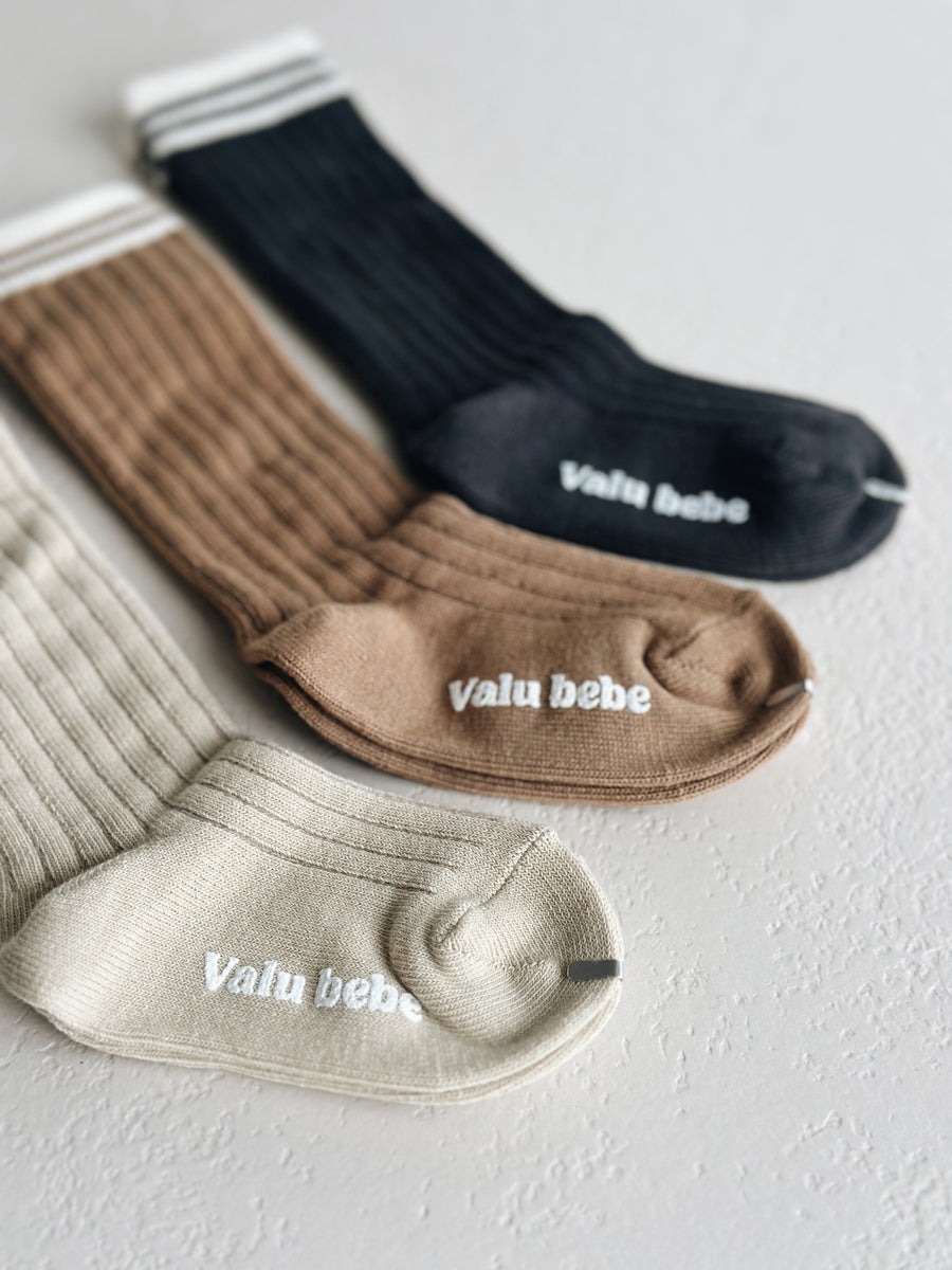 RIB LINE SOCKS - SET VAN 3