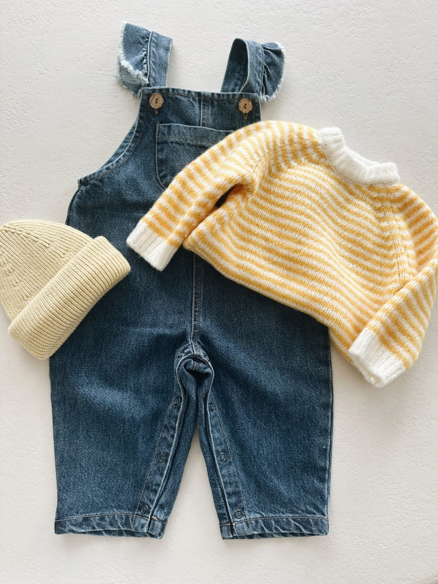 DENIM JUMPSUIT - 6m up to 3y