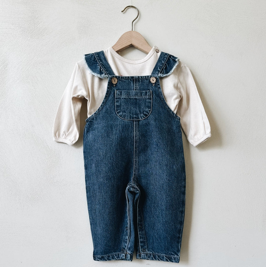 DENIM JUMPSUIT - 6m up to 3y