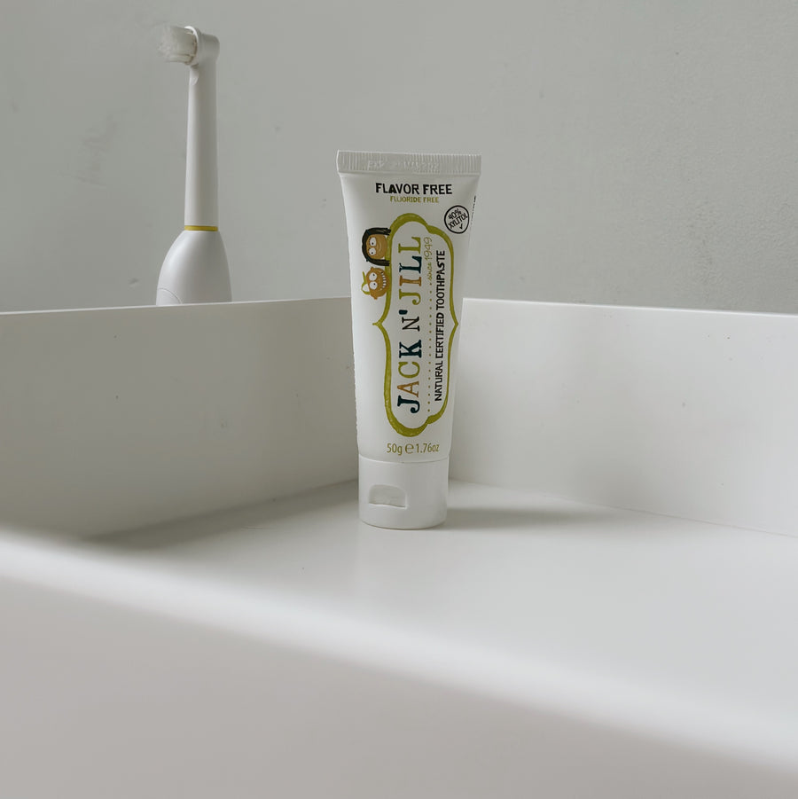 TOOTHPASTE NATURAL FLUORIDE & FLAVOUR FREE 50G