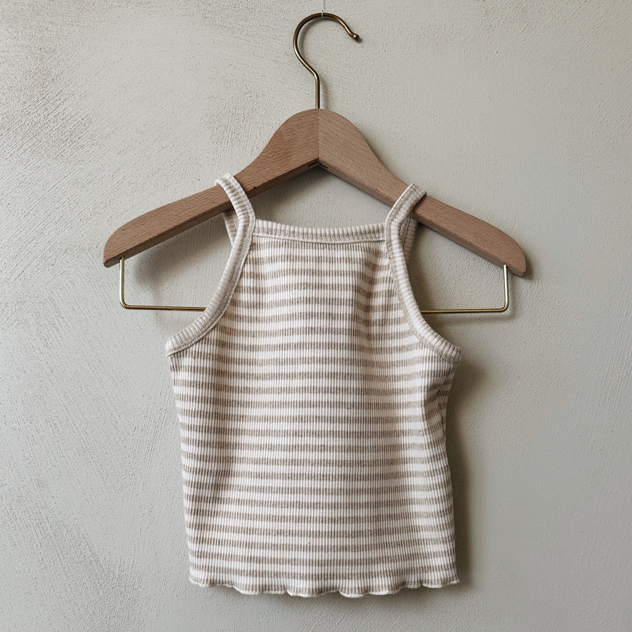 STRIPED RIB TOP - kids girls