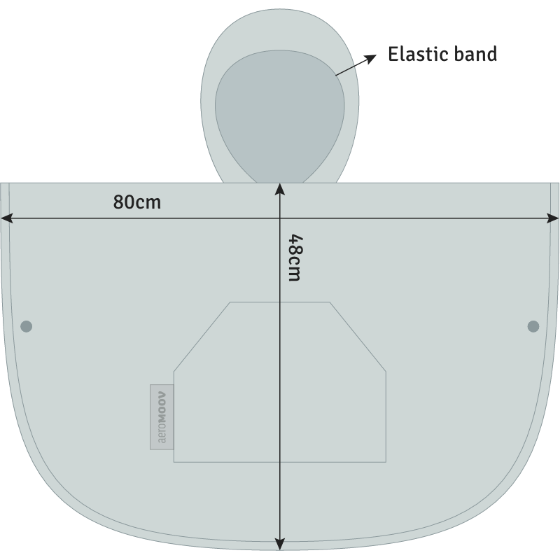 WINTERPONCHO - CREAM 9m-3Y