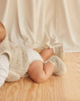 MERINO BOOTIES - cloud
