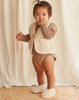 MERINO BOOTIES - milk