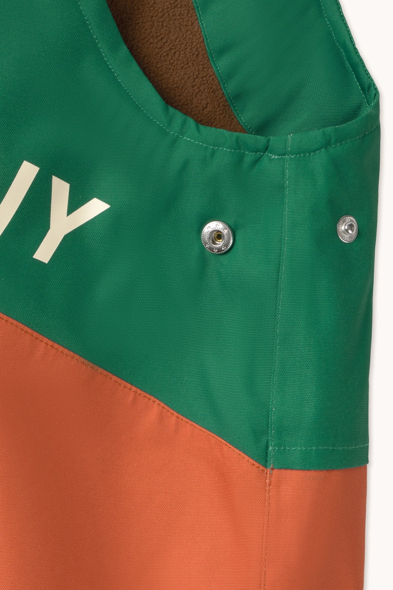 Color Block Snow Dungarees - KIDS