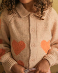 Hearts Cardigan - KIDS