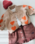 Hearts Cardigan - KIDS