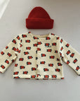 Camelias Pattern Baby jacket