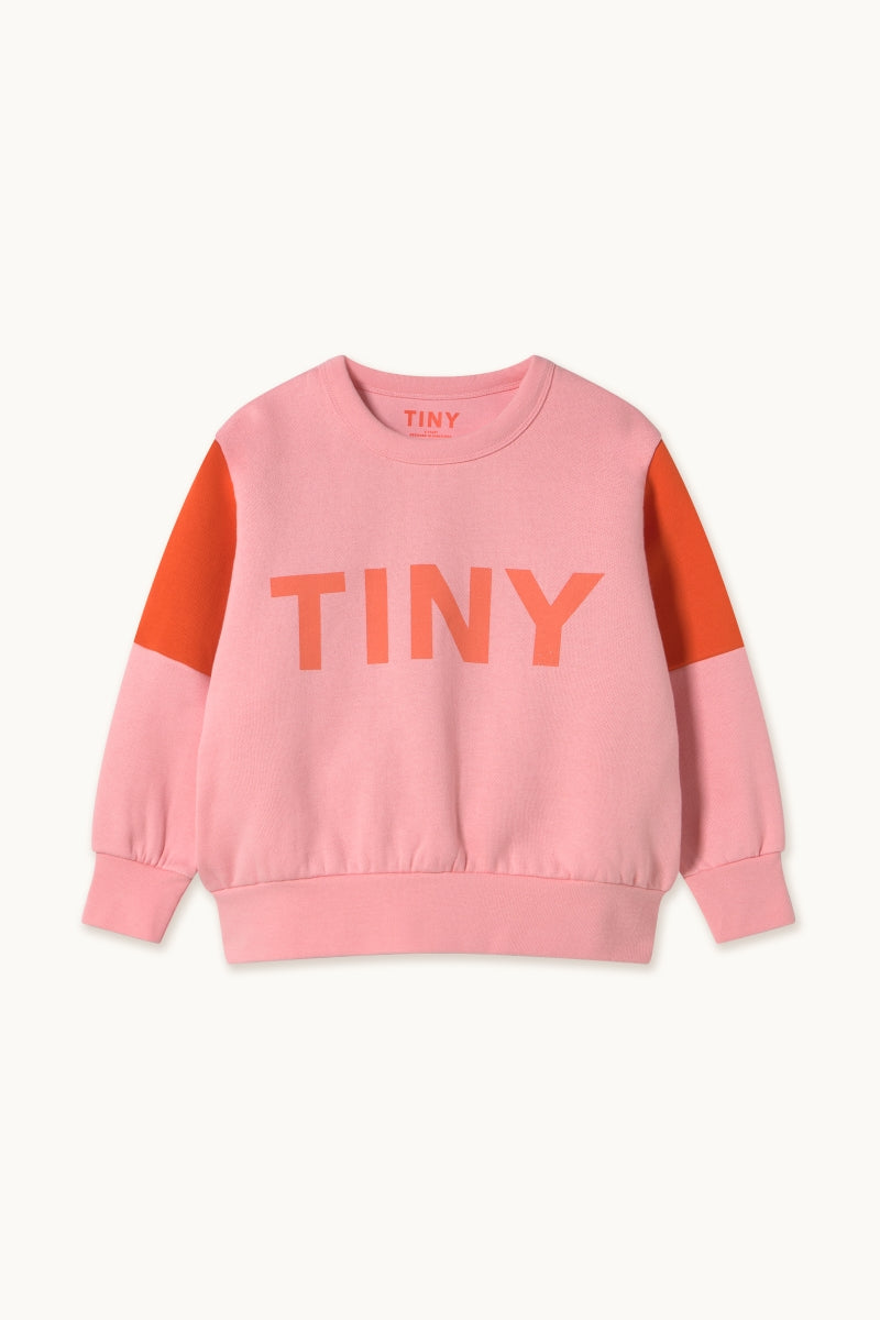 Tiny Color Block Sweatshirt - pink