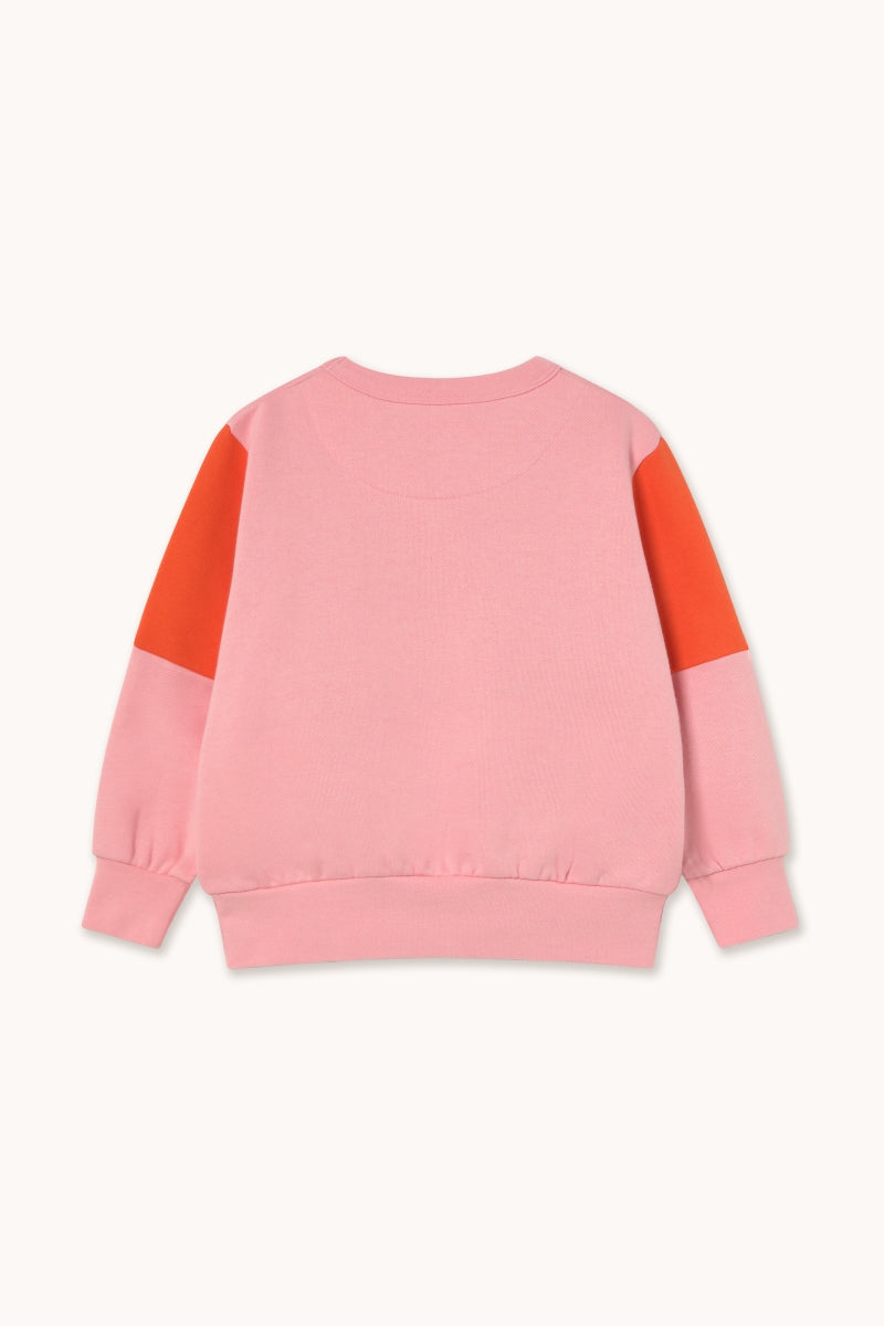 Tiny Color Block Sweatshirt - pink