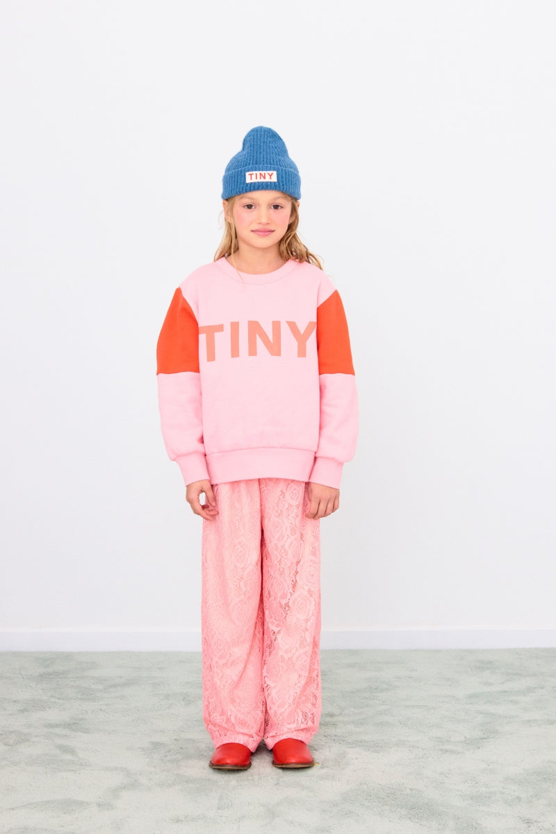 Tiny Color Block Sweatshirt - pink