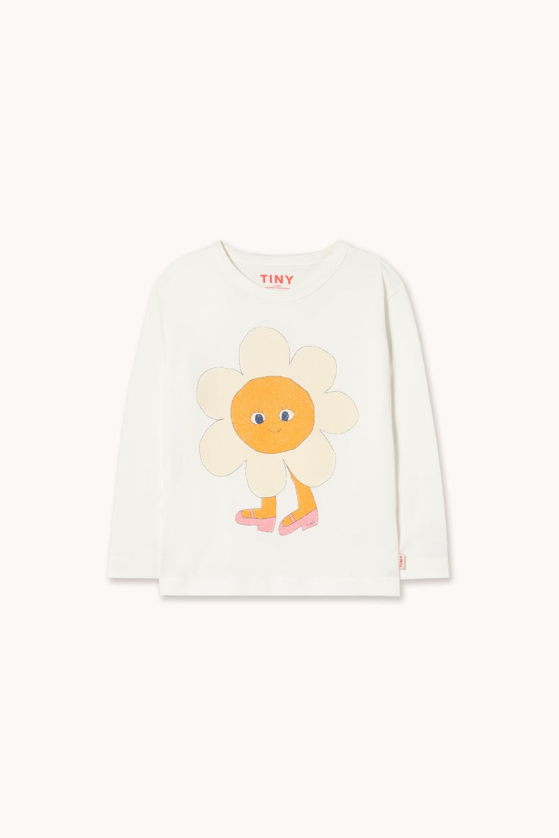 Flower Graphic Sleeve Tee - kids
