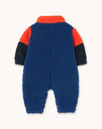 Color Block Polar Sherpa One piece - summer red