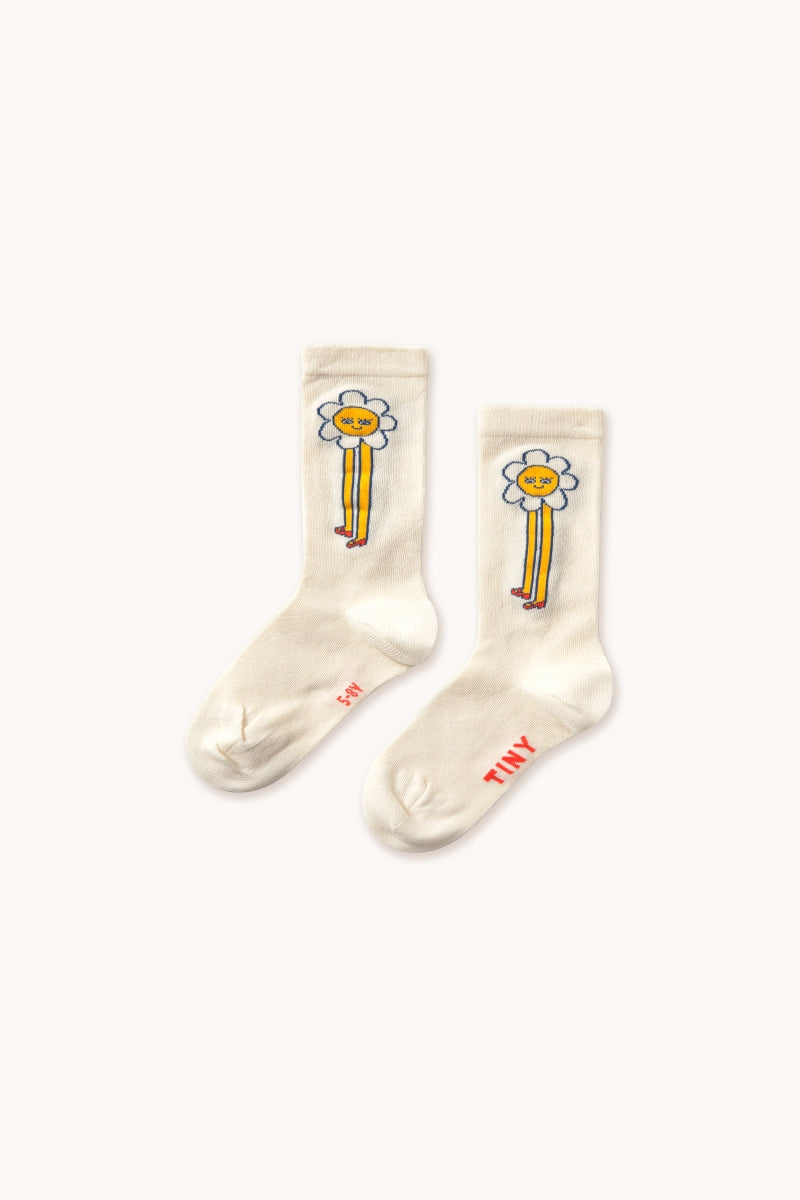 Daisies Medium Height Socks - kids