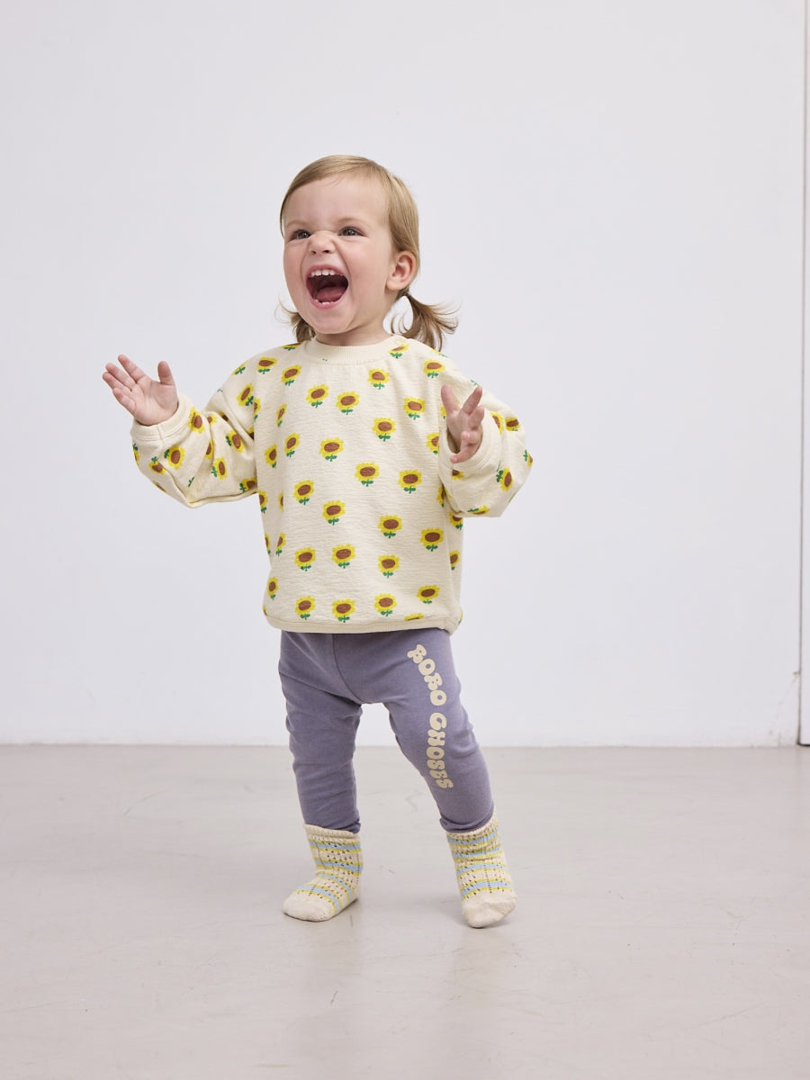 Sunflower all over sweatshirt - baby