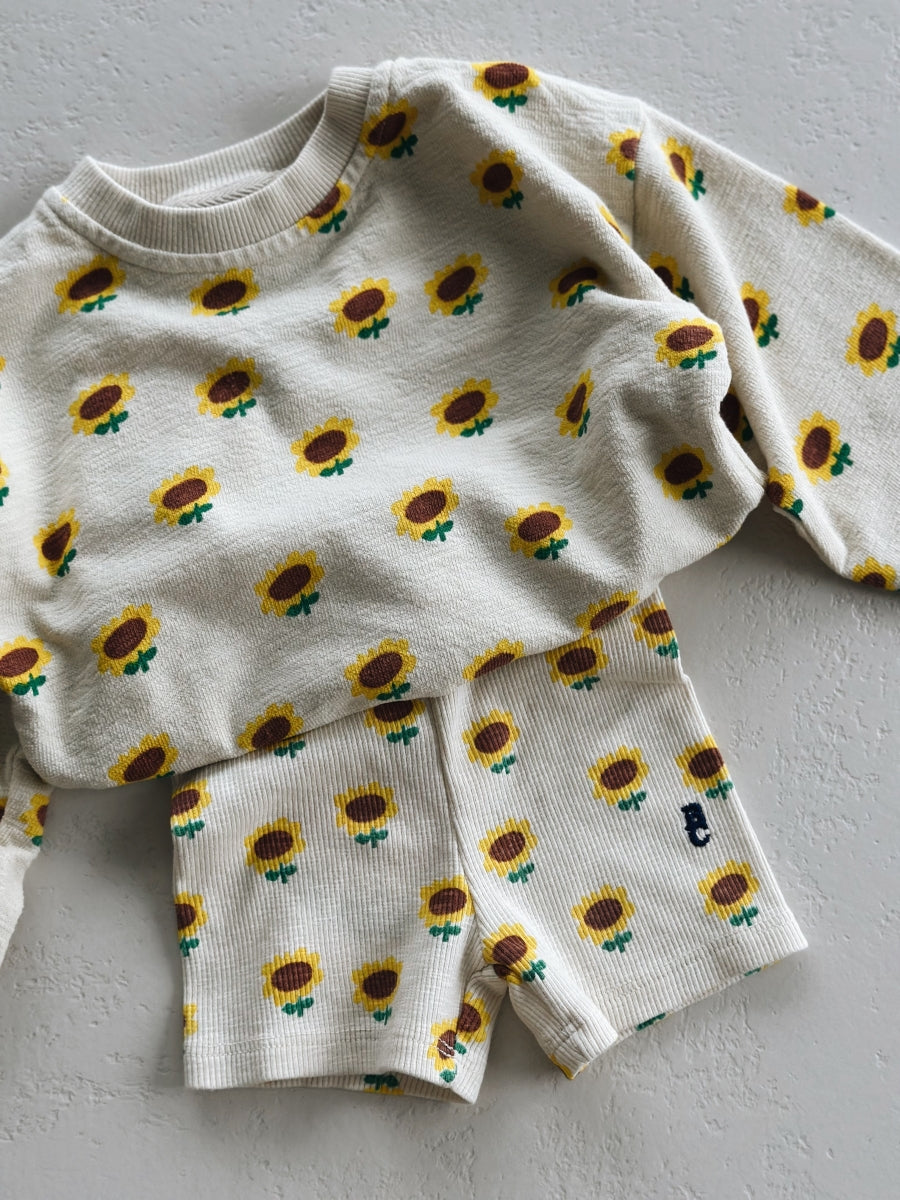 Sunflower all over sweatshirt - baby