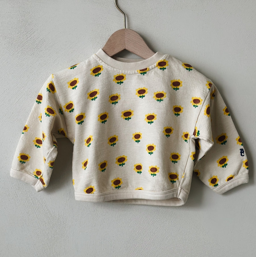 Sunflower all over sweatshirt - baby