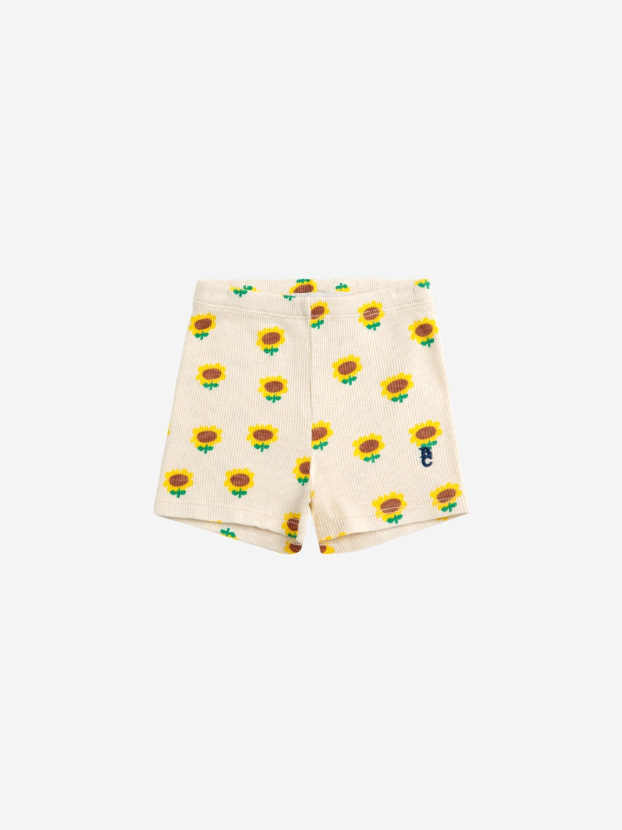 Sunflower all over short leggings - baby