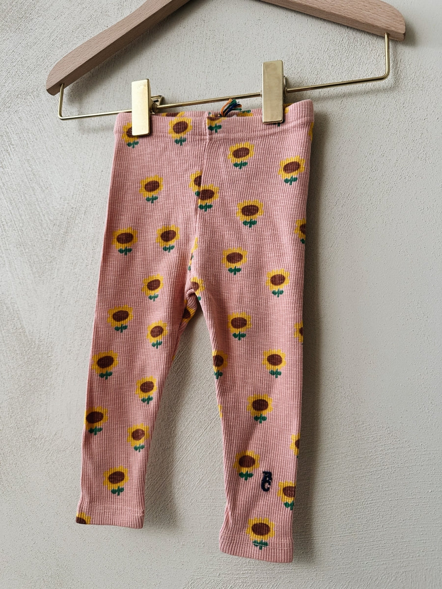 Sunflower all over leggings - baby