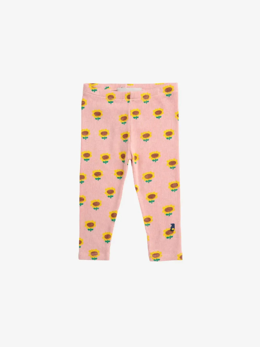 Sunflower all over leggings - baby