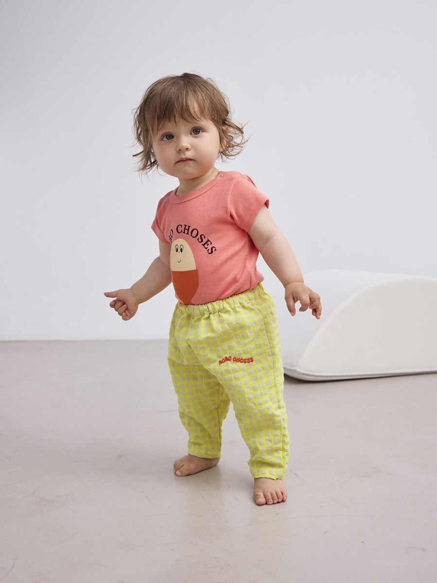 Vichy woven pants