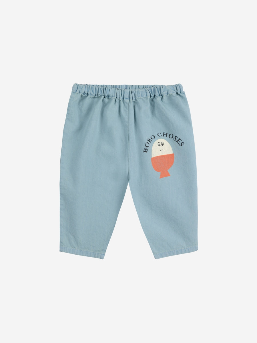 Morning Egg denim pants - baby