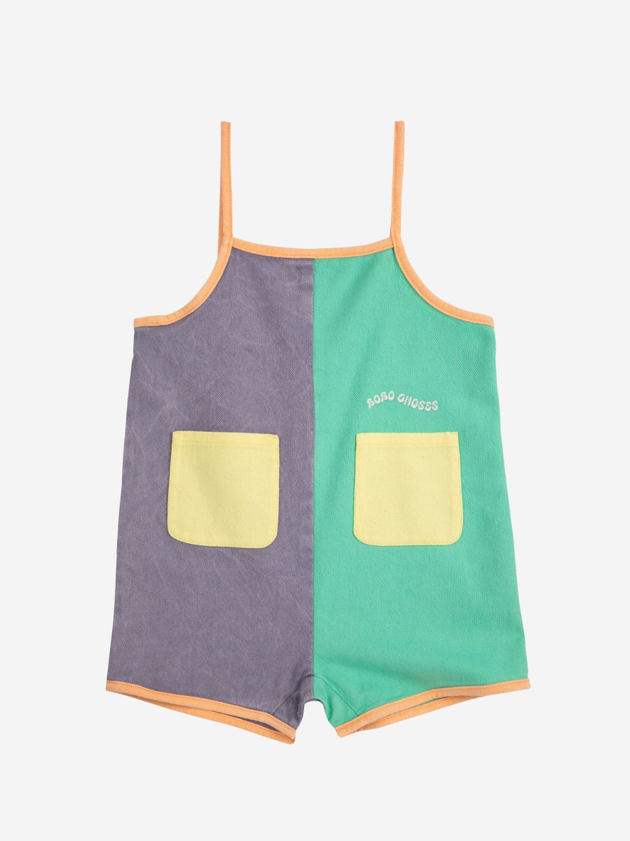 Color block woven playsuit - baby