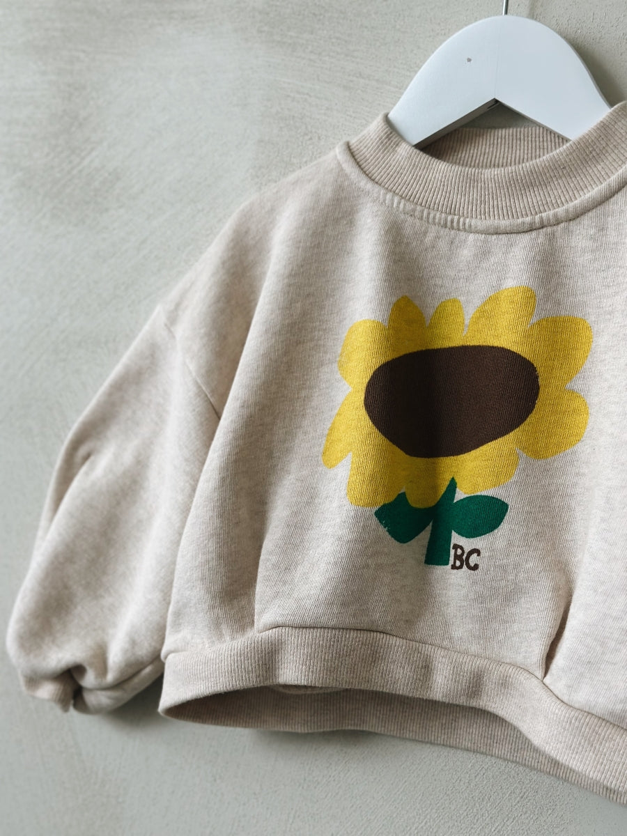 Sunflower cropped sweatshirt - Kids