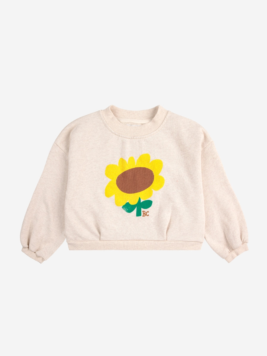 Sunflower cropped sweatshirt - Kids