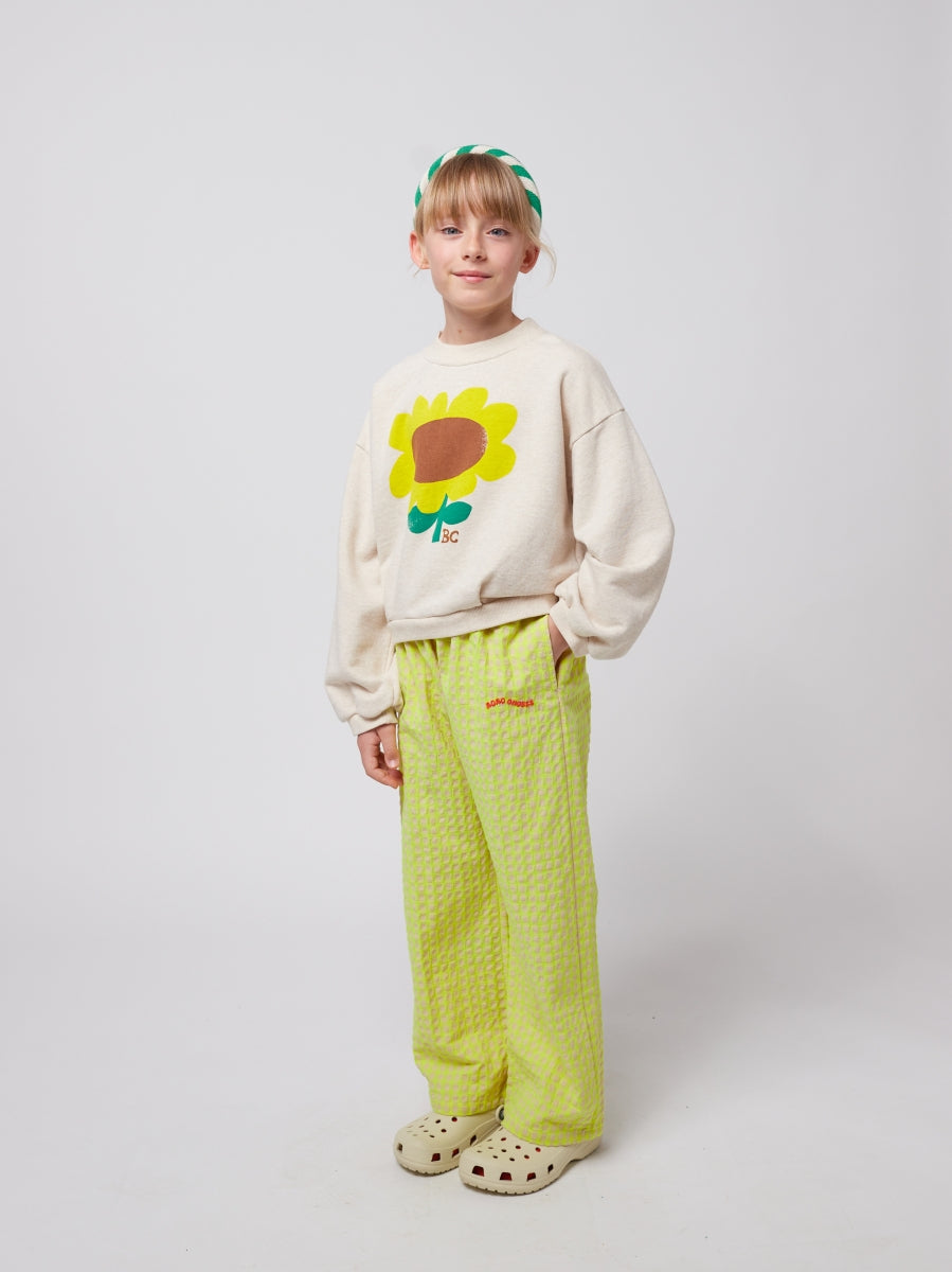 Vichy woven pants - Kids