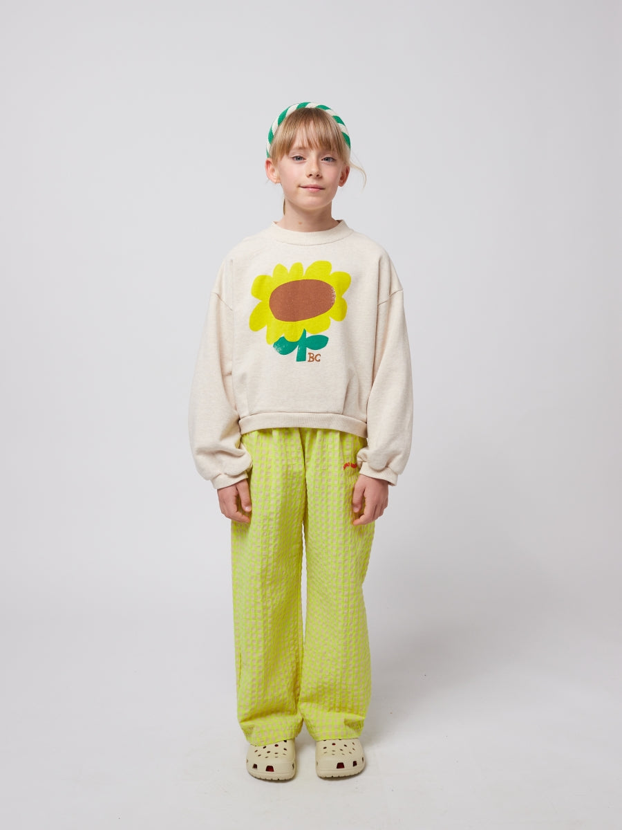 Vichy woven pants - Kids