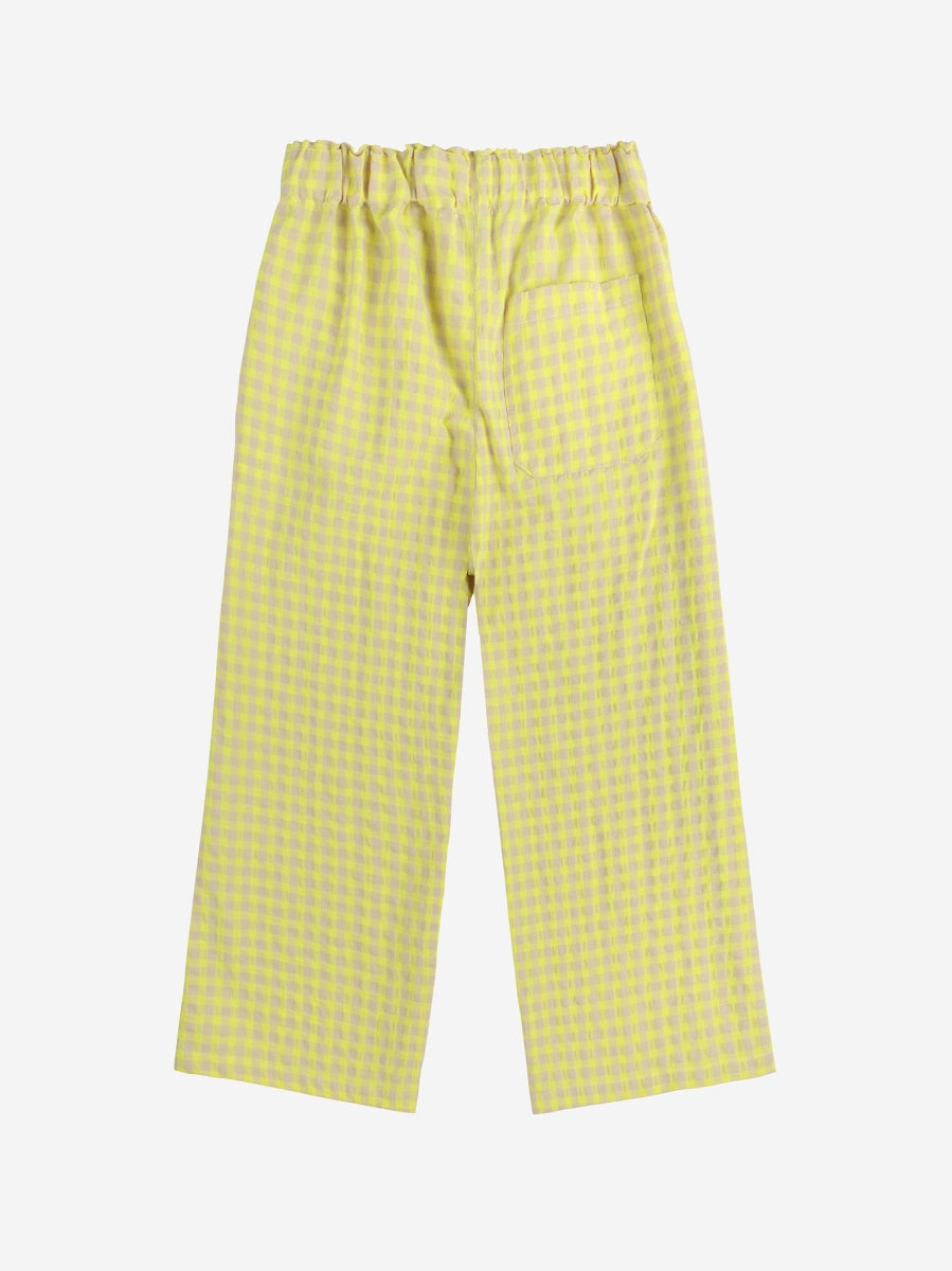 Vichy woven pants - Kids