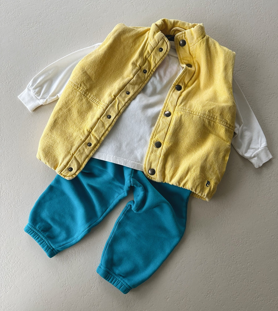 Smiling denim vest - Kids