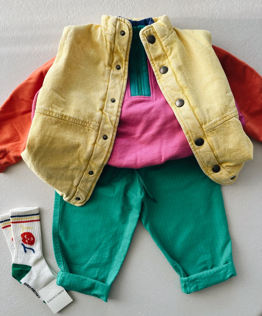 Smiling denim vest - Kids