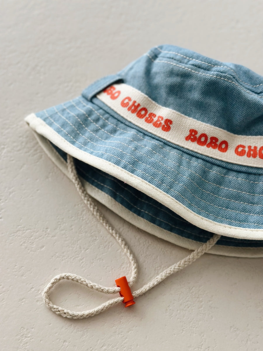 Bobo Choses light denim bucket hat - baby
