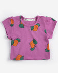 Tangerine all over T-shirt - baby
