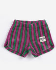 Striped terry cloth shorts - baby