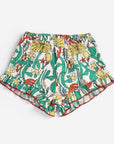 Color Herbalist all over ruffled shorts - baby