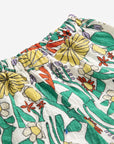 Color Herbalist all over ruffled shorts - baby